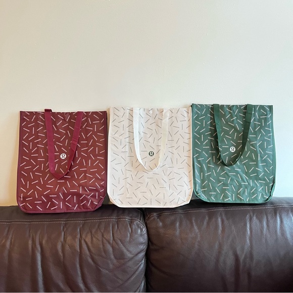 Lululemon Athletica Large Shopping Bag - Green Color, NEW - Picture 5 of 5